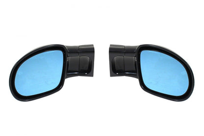 Mirrors Uniwersalne M3 Look Sport ABS Black Manual Blue Glass