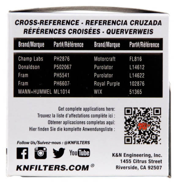 K&N Oil Filter PS-1008