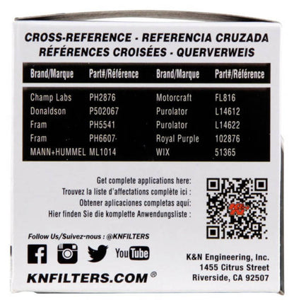 K&N Oil Filter PS-1008