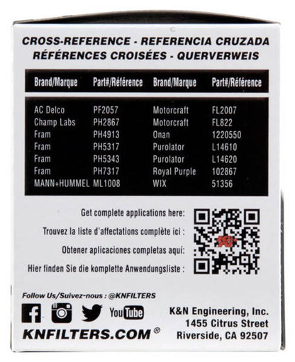 K&N Oil Filter PS-1010