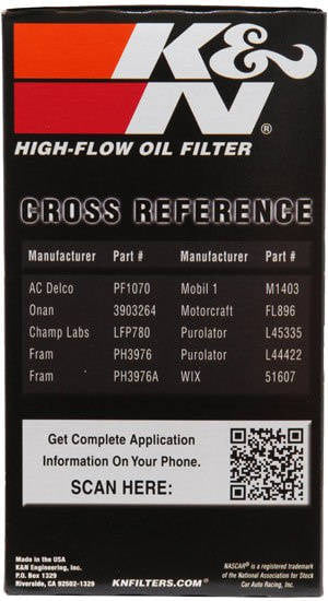 K&N Oil Filter PS-4003