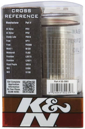 K&N Oil Filter SS-2001