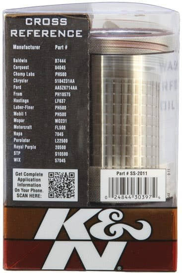 K&N Oil Filter SS-2011
