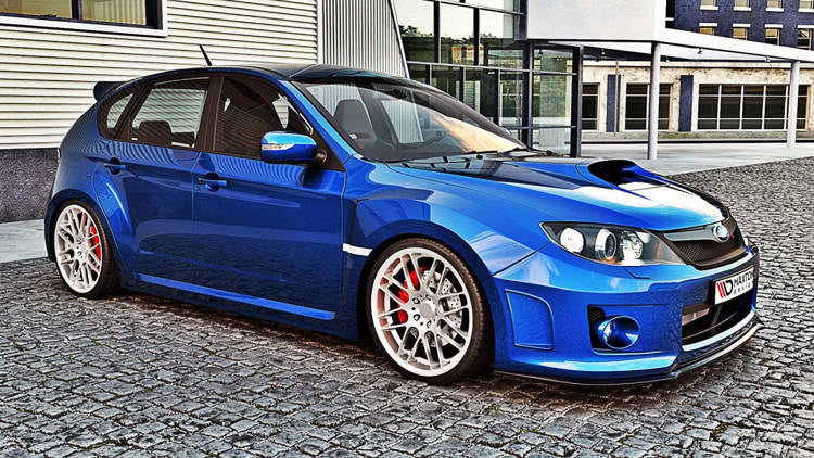 Splitter Subaru Impreza III Facelift WRX STI Front