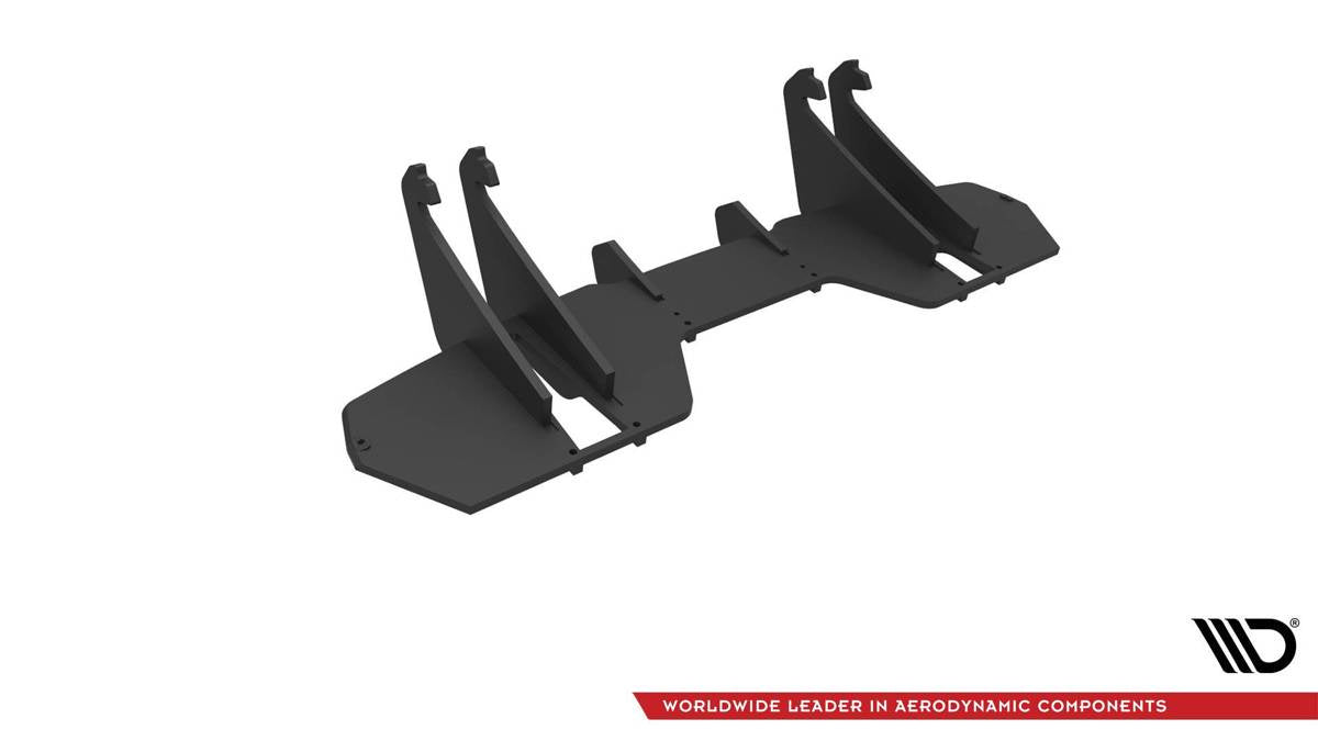 Diffusor Ford Mustang VI GT Facelift Heck Street Pro Schwarz