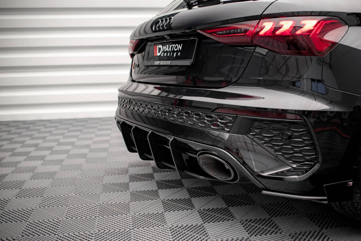Diffuser Audi RS3 8Y Rear Street Pro Black