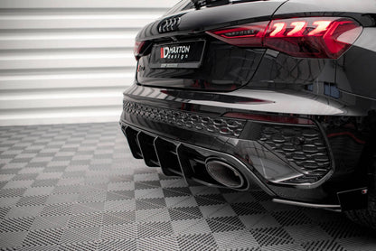 Diffuser Audi RS3 8Y Rear Street Pro Black