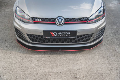 Splitter Volkswagen Golf 7 GTI Front Racing Durability Black
