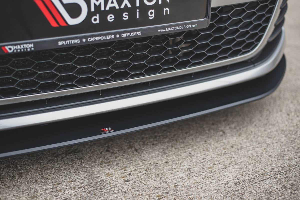 Splitter Volkswagen Golf 7 GTI Front Racing Durability Black