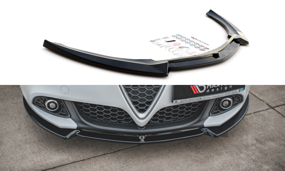 Splitter Alfa Romeo Giulietta Front v.3 Gloss Black