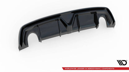 Diffusor Alfa Romeo Giulietta Facelift Heckschürze Auspuff beidseitig Ausführung Glanz Schwarz