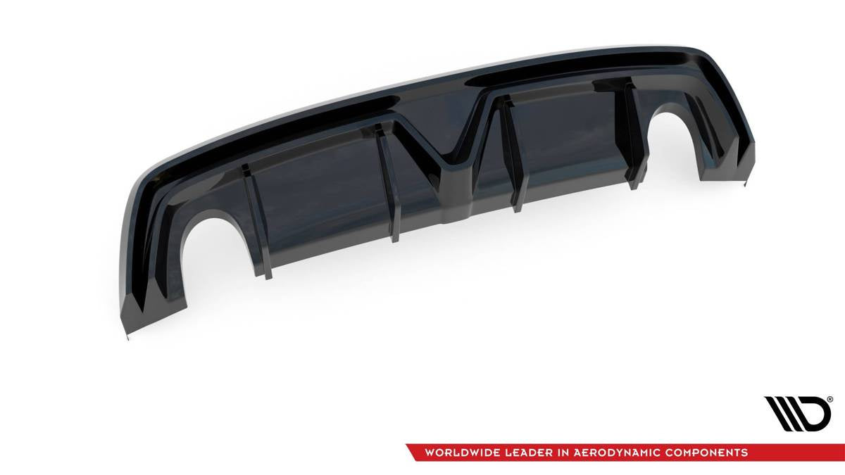 Diffusor Alfa Romeo Giulietta Facelift Heckschürze Auspuff beidseitig Ausführung Glanz Schwarz