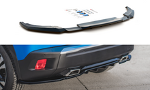 Splitter Peugeot 2008 II - Rear Central with Diffuser Gloss Black