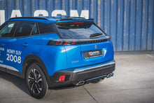 Splitter Peugeot 2008 II - Rear Central with Diffuser Gloss Black