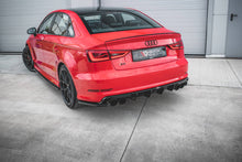 Splitter Audi S3 8V Rear Side Gloss Black