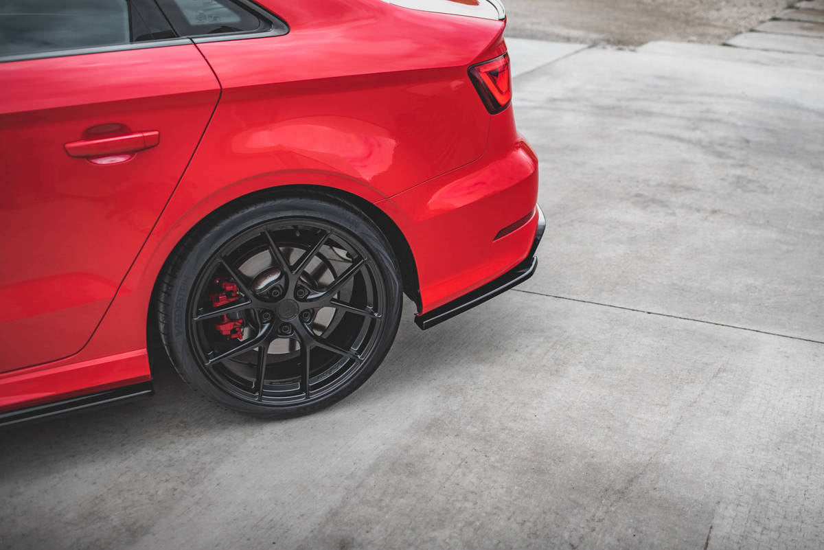 Splitter Audi S3 8V Rear Side Gloss Black