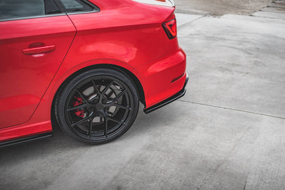 Splitter Audi S3 8V Rear Side Gloss Black