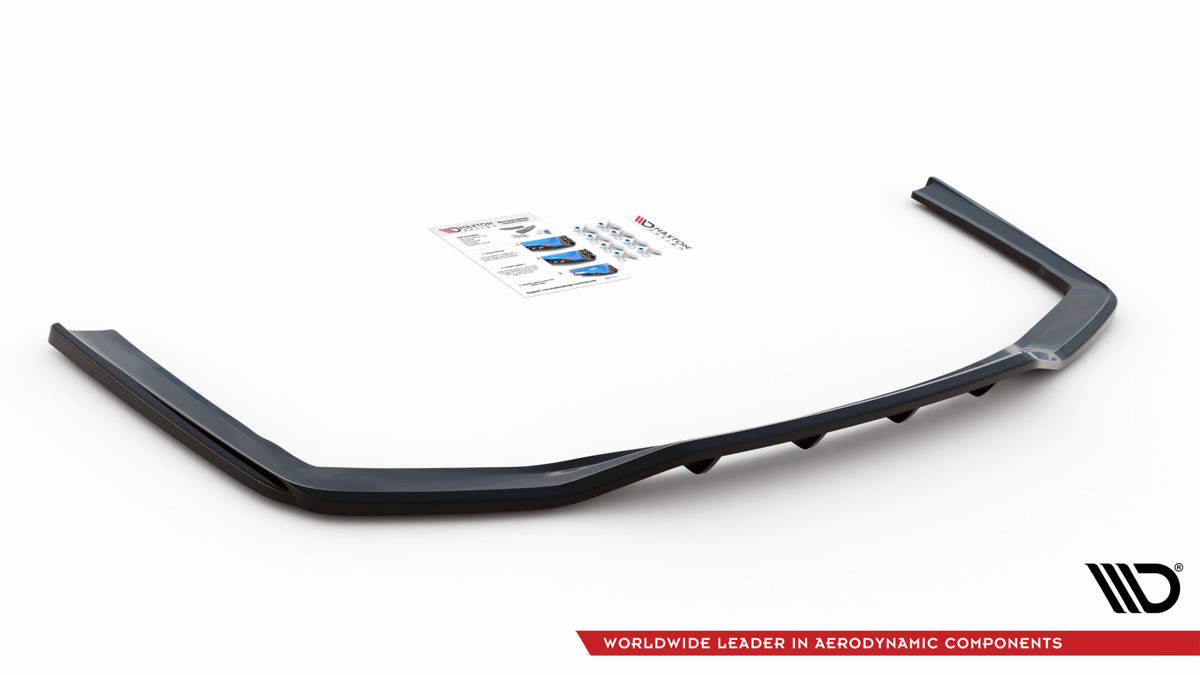 Splitter BMW 7 G11 Facelift M-Pack Rear Central with Diffuser Gloss Black
