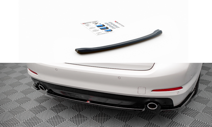 Splitter BMW 5 G30 Heck Mitte Hochglanz Schwarz