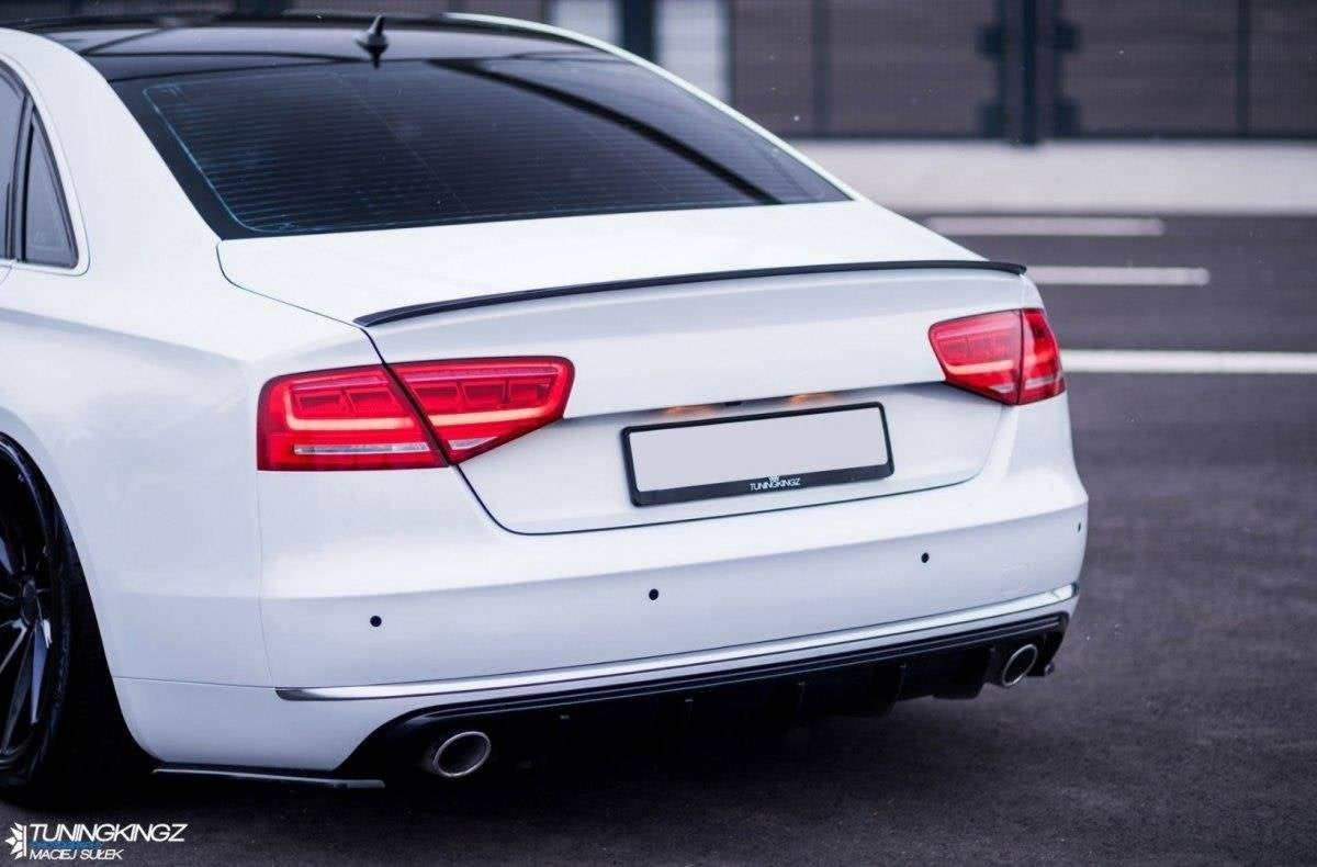 Spoiler Audi A8 D4 Rear Gloss Black