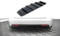 Diffusor Tesla Model S Facelift Heck Glanz Schwarz