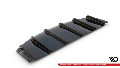 Diffusor Tesla Model S Facelift Heck Glanz Schwarz