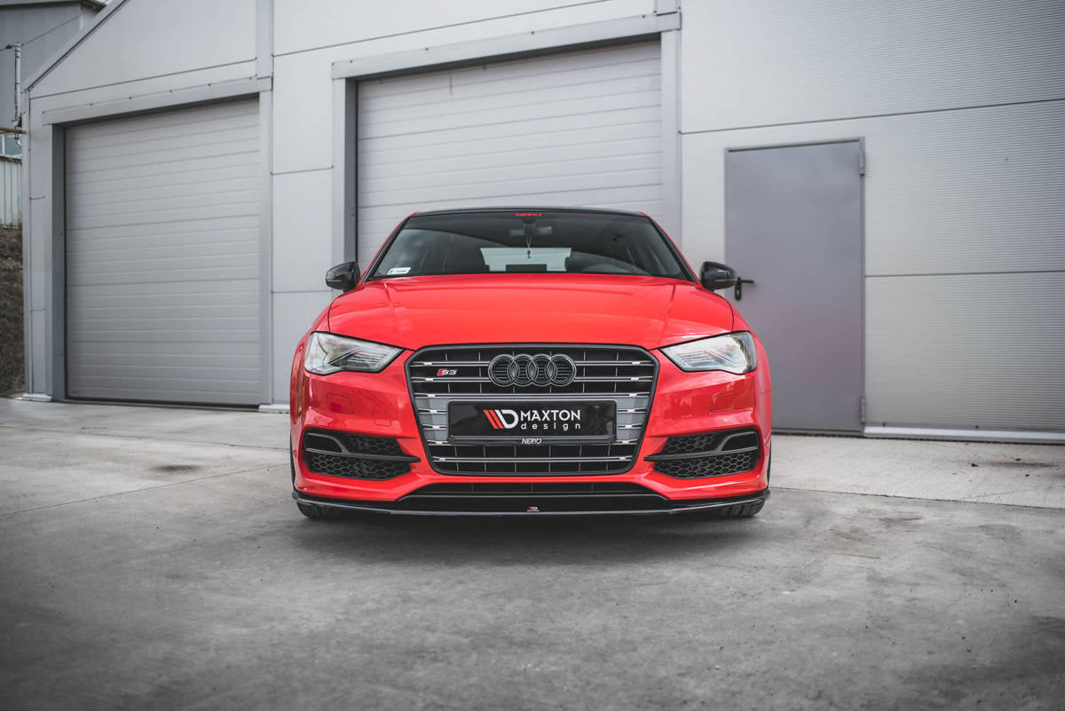 Splitter Audi A3 8V Front v.1 Hochglanz Schwarz