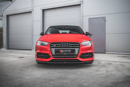 Splitter Audi A3 8V Front v.1 Hochglanz Schwarz