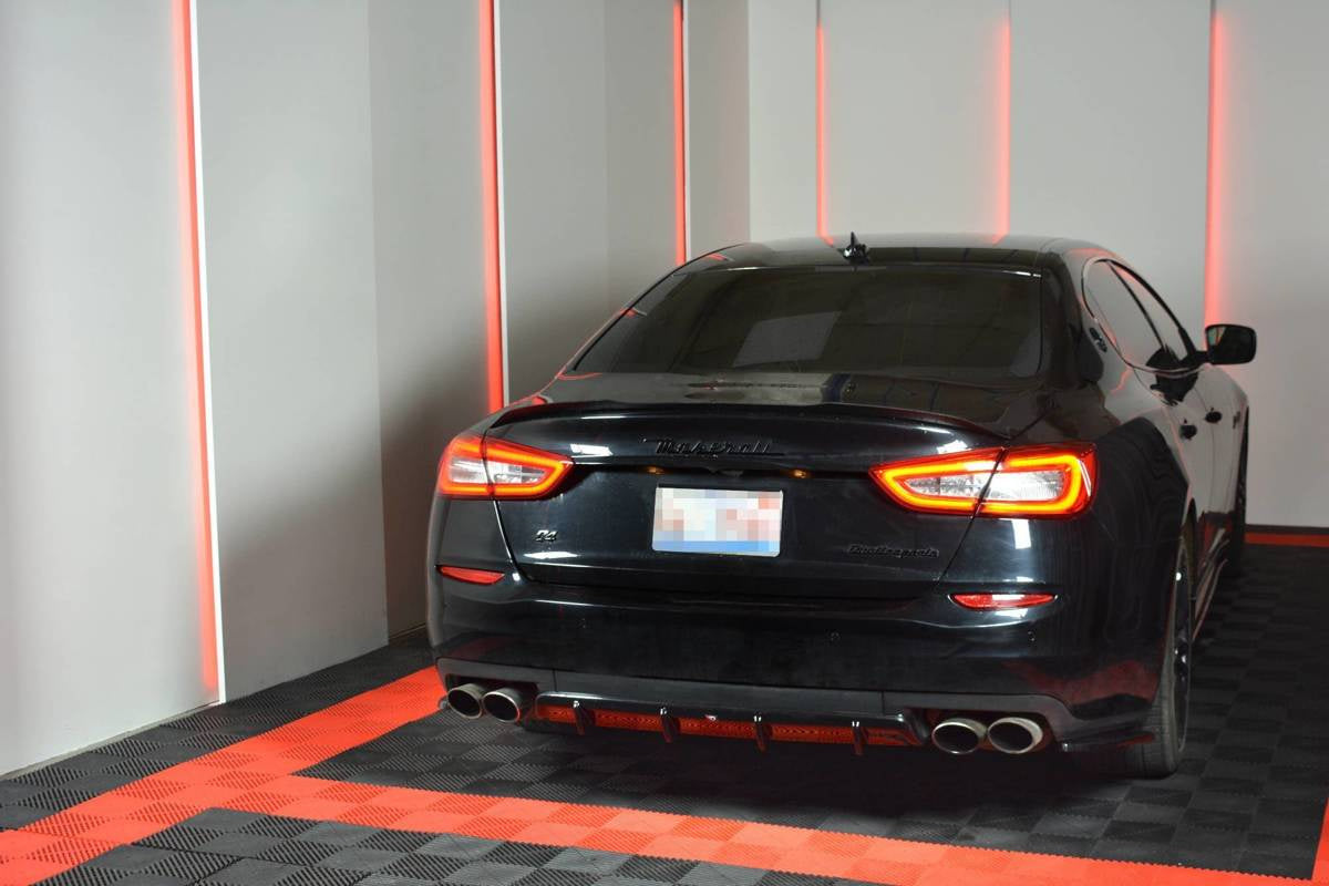 Diffusor Maserati Quattroporte VI Heckschürze Glanz Schwarz