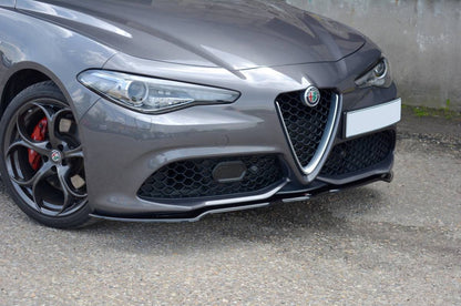 Splitter Alfa Romeo Giulia Veloce Front v.1 Hochglanz Schwarz