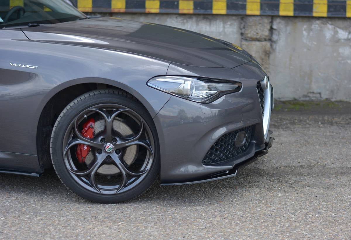 Splitter Alfa Romeo Giulia Veloce Front v.1 Hochglanz Schwarz