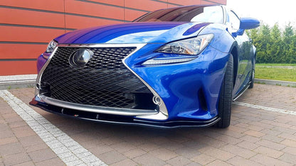 Splitter Lexus RC Front v.2 Hochglanz Schwarz