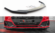 Splitter Audi A7 C8 S-Line Front v.1 Gloss Black