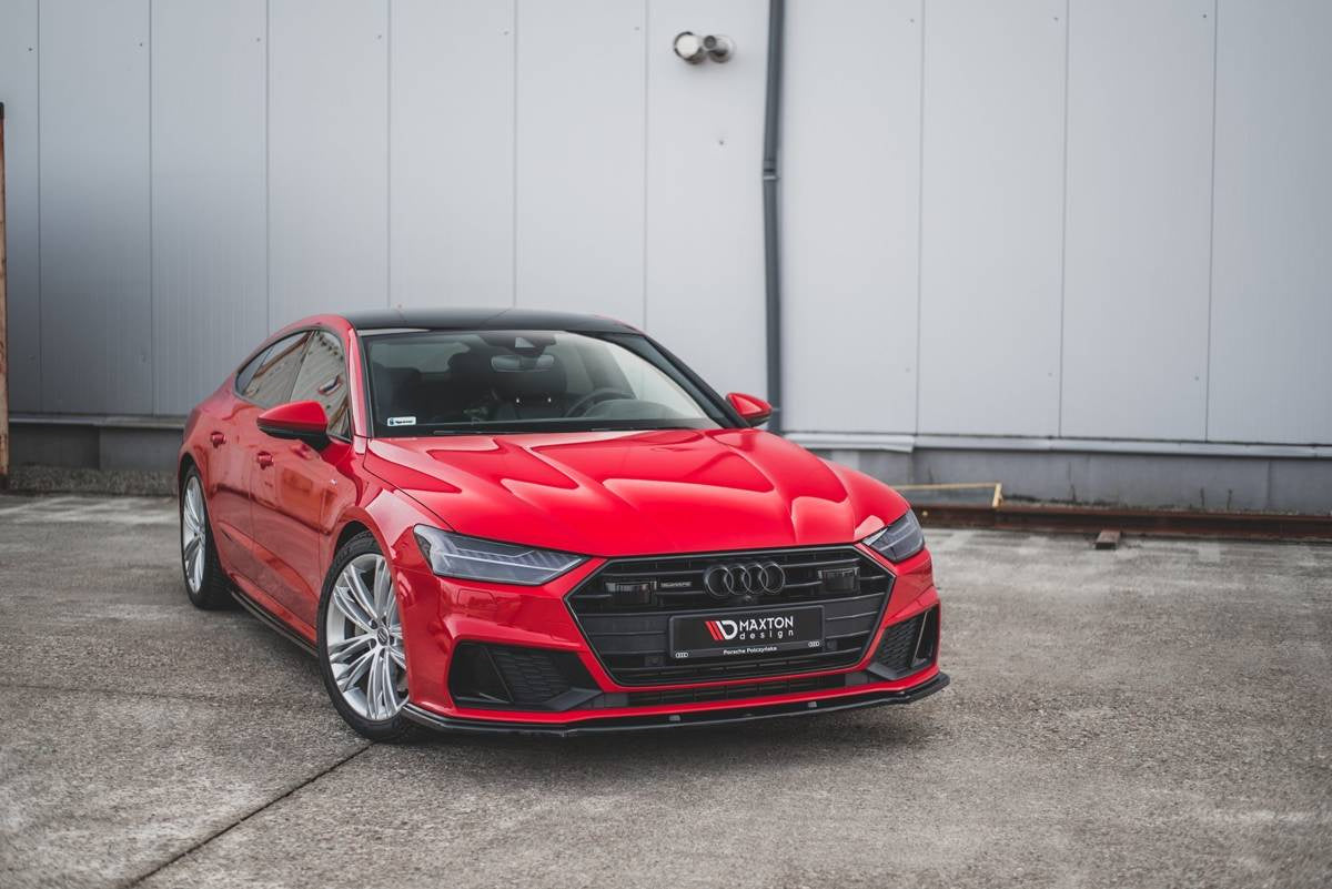 Splitter Audi A7 C8 S-Line Front v.2 Gloss Black