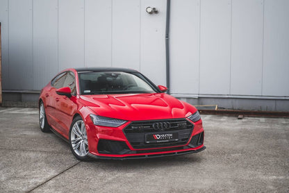 Splitter Audi A7 C8 S-Line Front v.2 Gloss Black