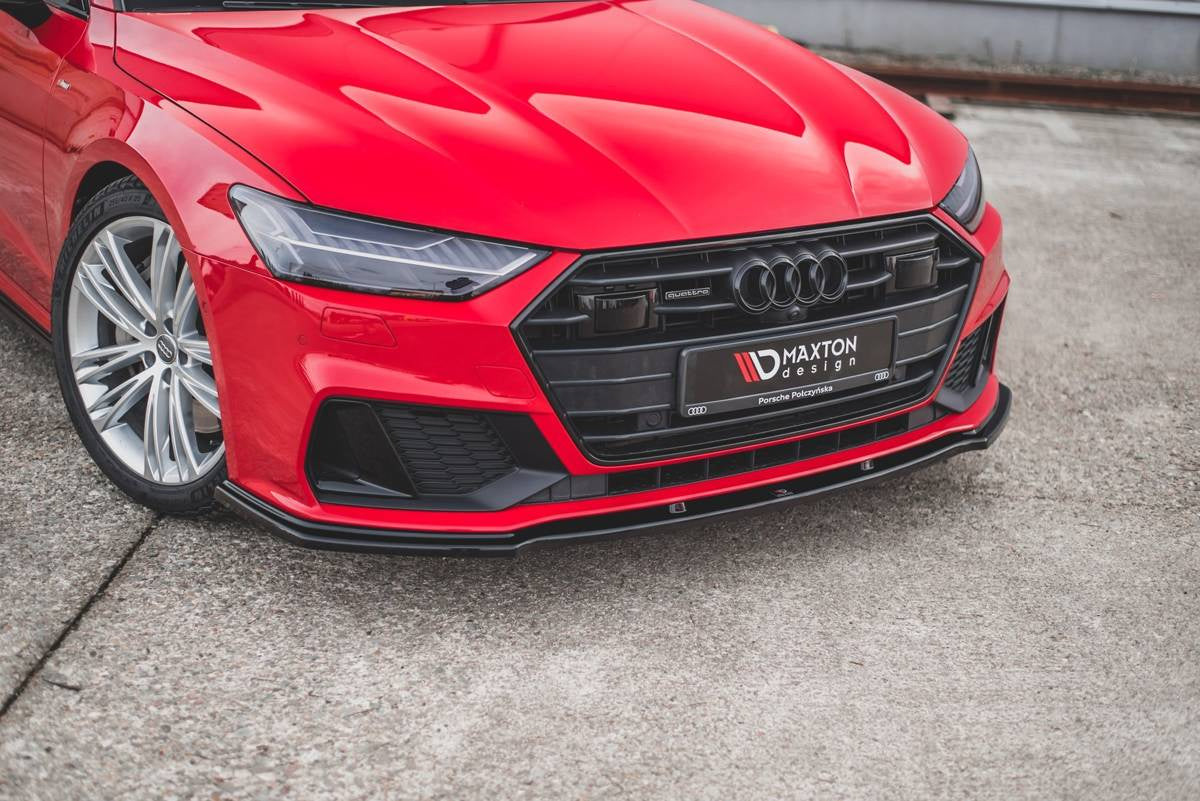 Splitter Audi A7 C8 S-Line Front v.2 Gloss Black