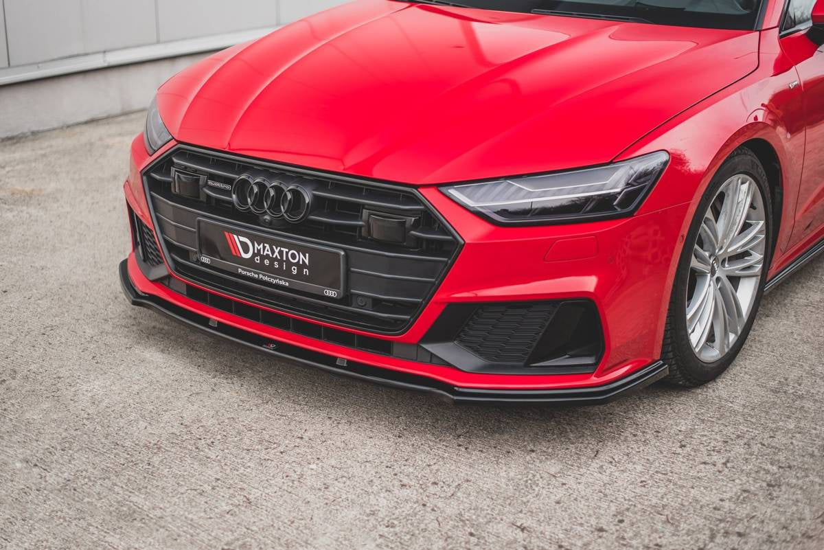 Splitter Audi A7 C8 S-Line Front v.2 Gloss Black