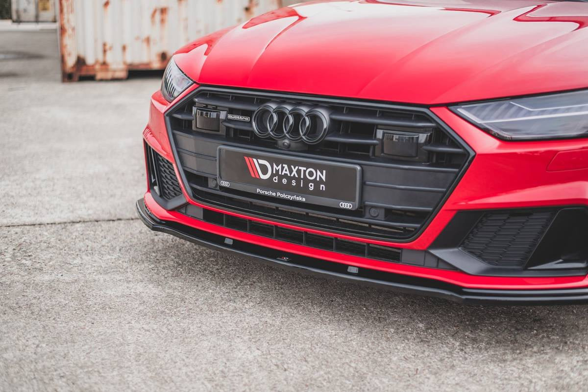 Splitter Audi A7 C8 S-Line Front v.2 Gloss Black