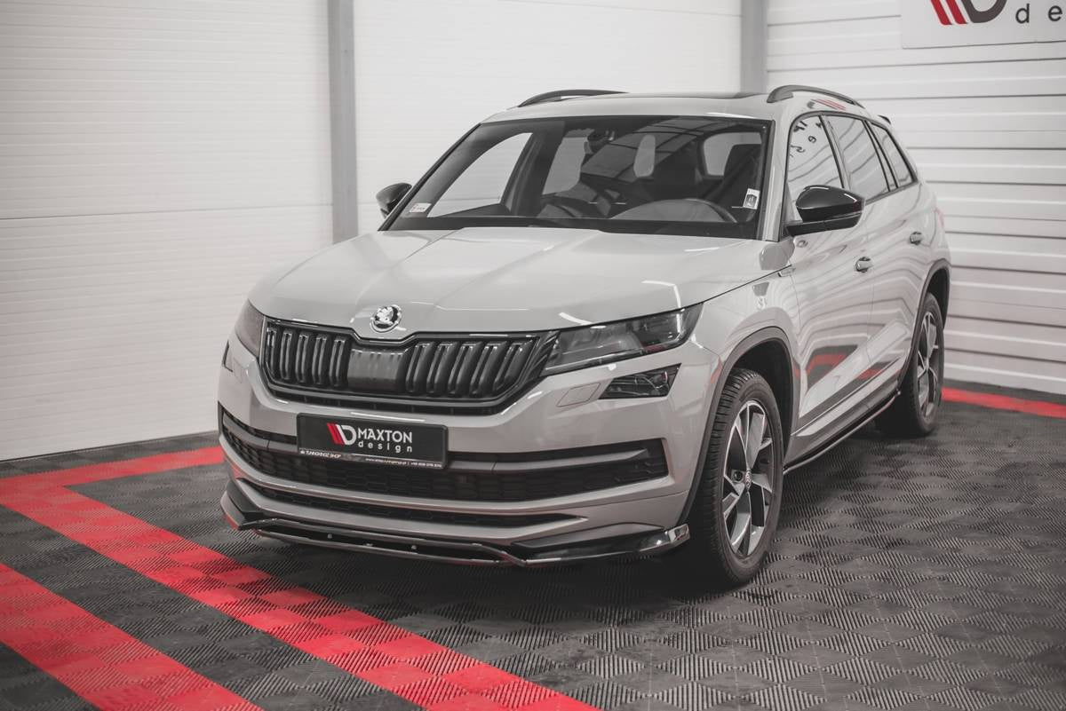 Splitter Skoda Kodiaq I Sportline RS Front Gloss Black