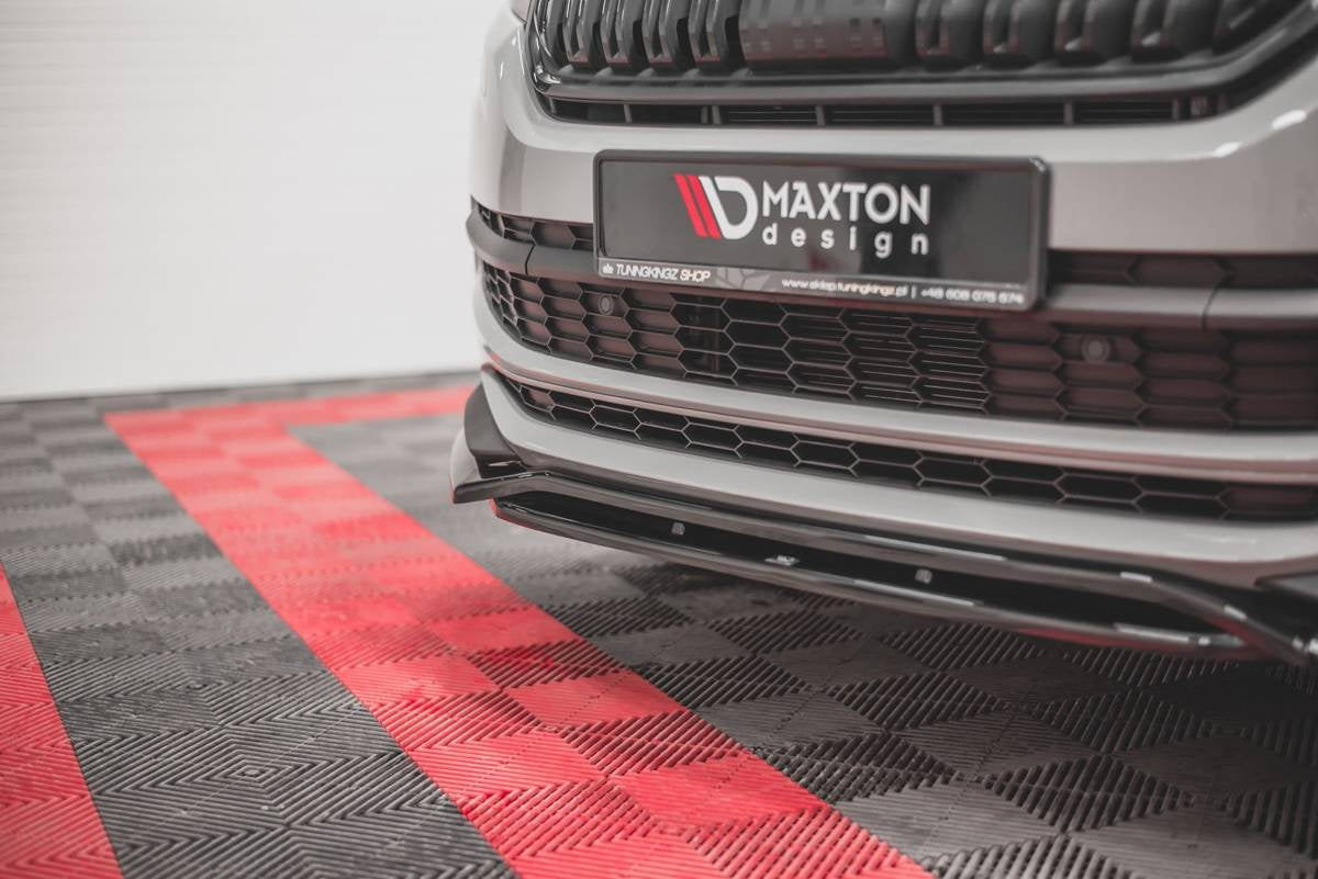 Splitter Skoda Kodiaq I Sportline RS Front Gloss Black