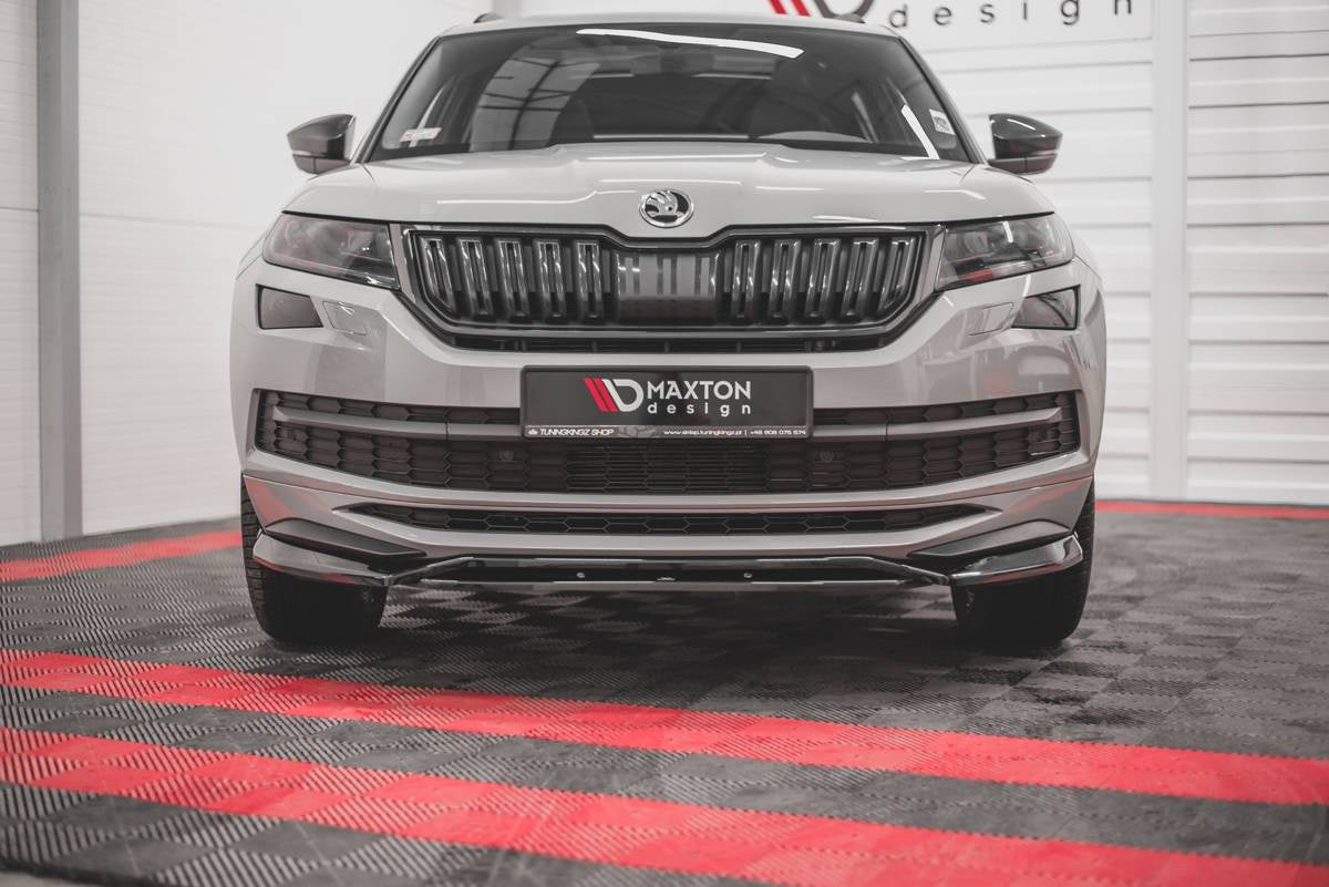 Splitter Skoda Kodiaq I Sportline RS Front Gloss Black