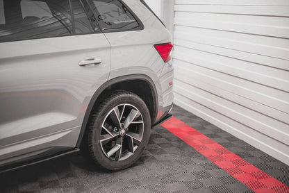 Splitter Skoda Kodiaq I Sportline Rear Side Gloss Black