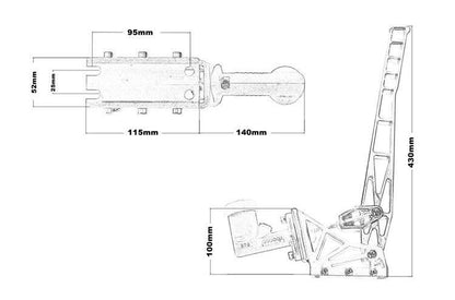 Hydraulische Handbremse Reservoir OBP