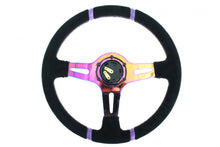 Steering wheel SLIDE 350mm offset:45mm Suede NeoChrome