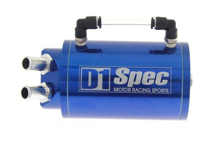 Oil catch tank D1Spec 15mm Blue