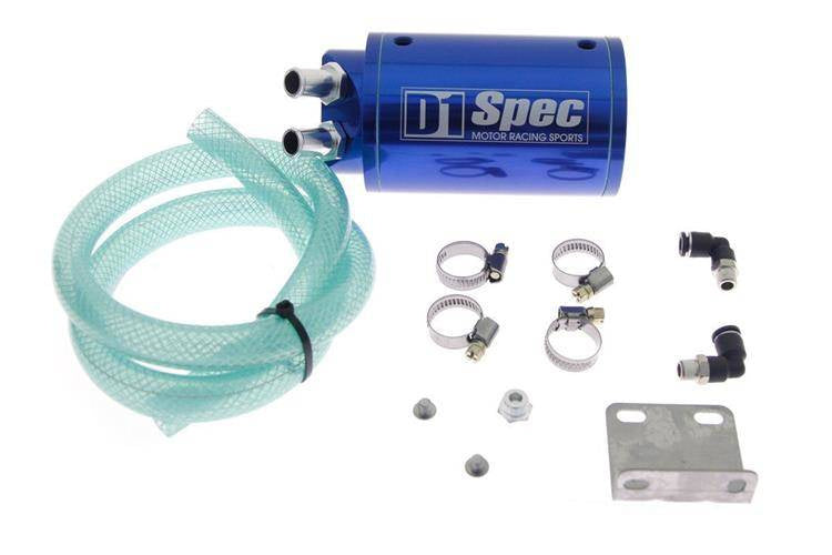 Oil catch tank D1Spec 15mm Blue