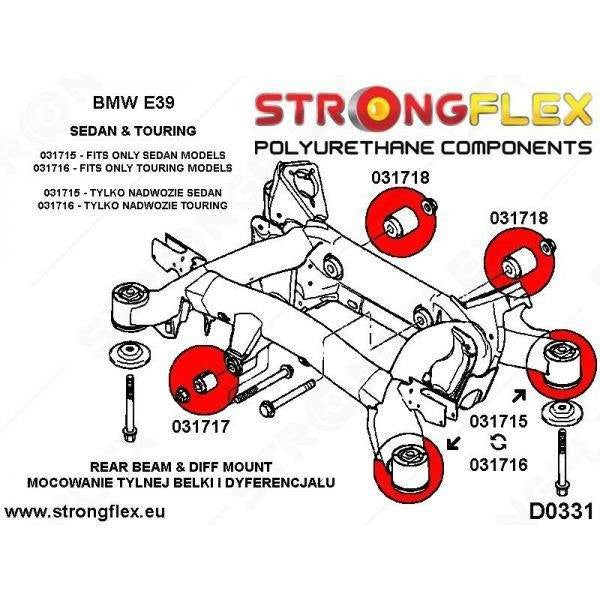 Komplettes Fahrwerksbuchsen-Kit E39 Touring SPORT