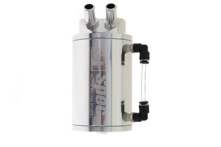 Oil catch tank D1Spec 15mm Silver