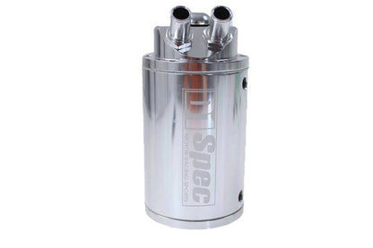 Oil catch tank D1Spec 15mm Silver + Filter