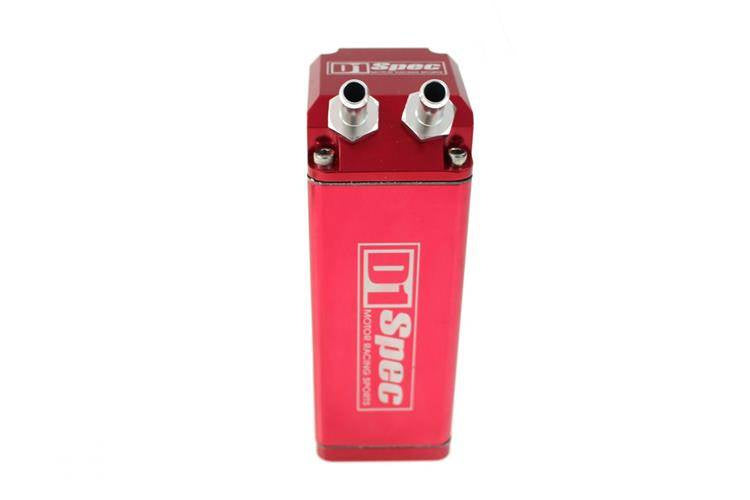 Ölauffangbehälter D1Spec 9mm Rot Quadrat